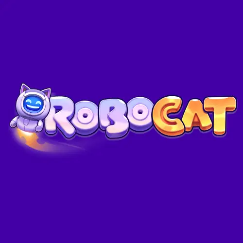 RoboCat-kasinon tunnus mobiilikäyttöä ja ensitalletusetua vertailevassa kortissa