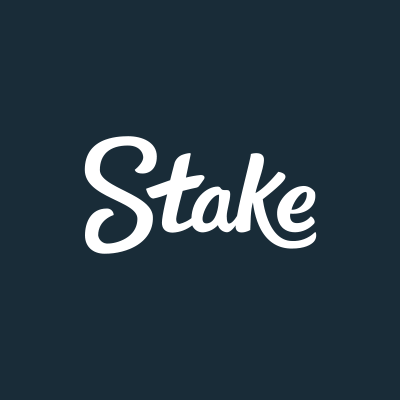 Stake-kasinon logo cashbackia, VIP-tasoja ja kryptomaksuja käsittelevässä kortissa